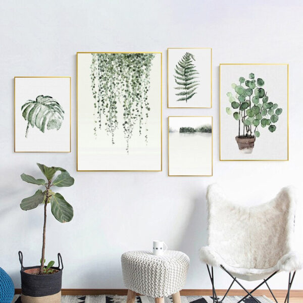 Scandinavian Style Tropical Plants Poster - Image 3