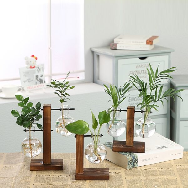 Vintage Themed Stand with Glass Single Double Pot - Image 4