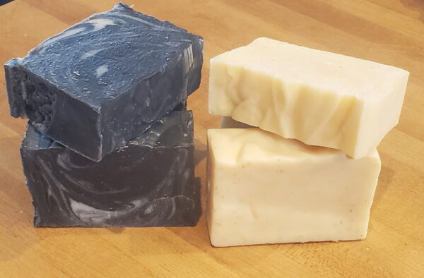 Scrappy Cat Peppermint Charcoal Soap